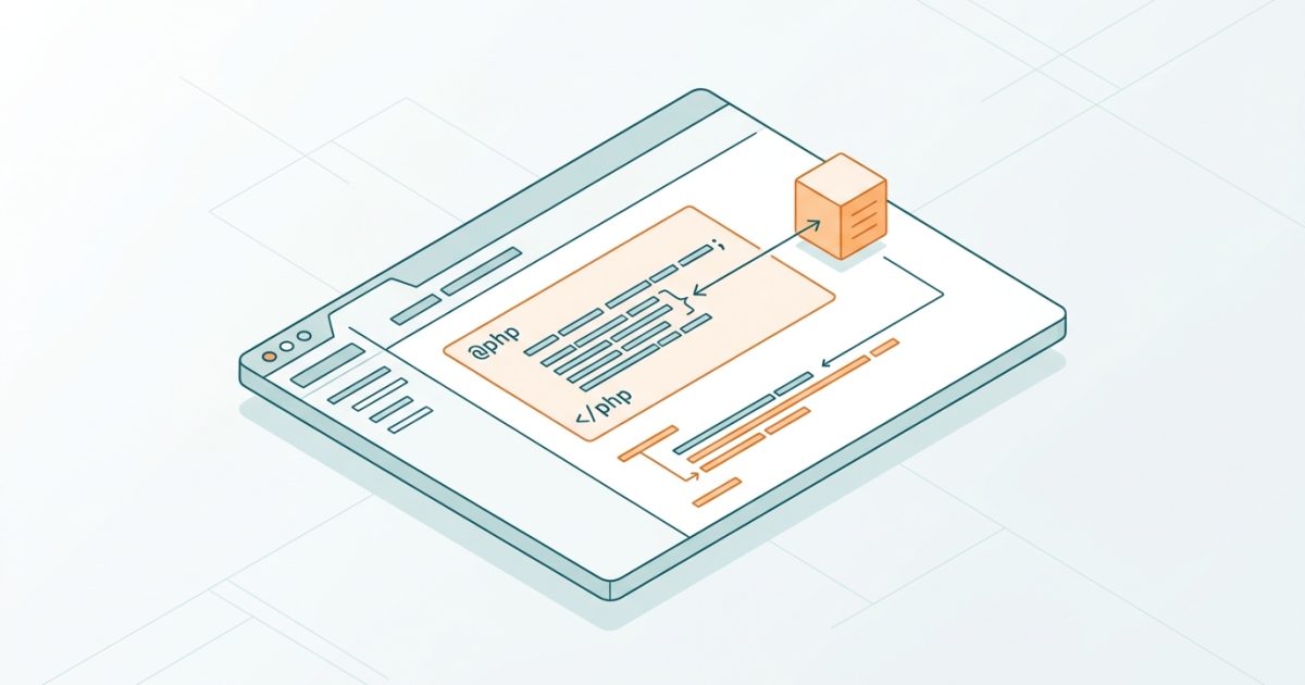 How to Set Variables in a Laravel Blade Template